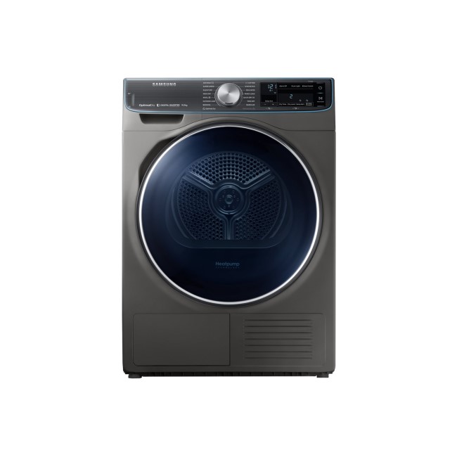 Samsung DV90N8288AX QuickDrive 9kg Freestanding Heat Pump Tumble Dryer With Optimal Dry - Graphite