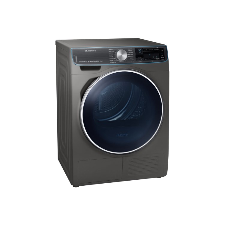 GRADE A2 - Samsung DV90N8288AX QuickDrive 9kg Freestanding Heat Pump Tumble Dryer With Optimal Dry - Graphite W
