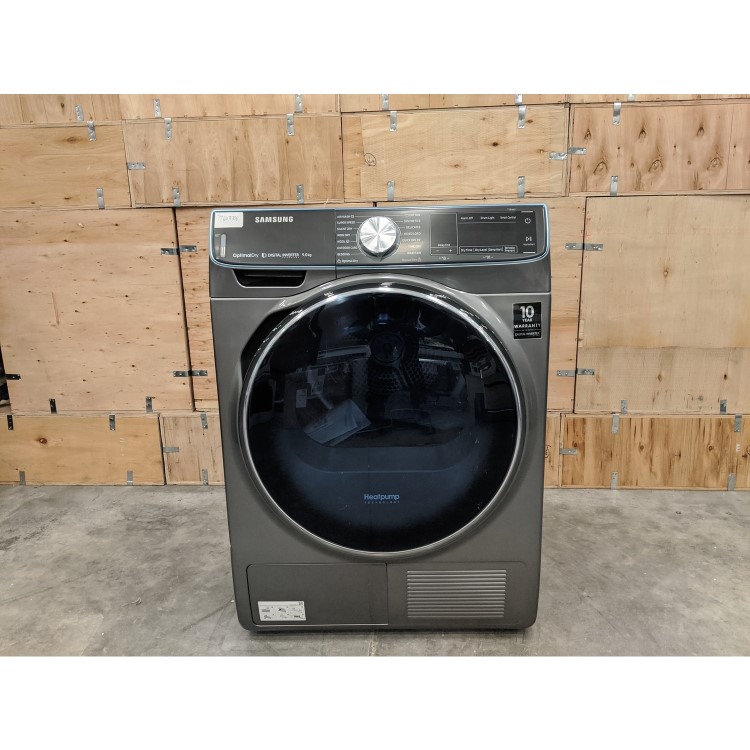 GRADE A2 - Samsung DV90N8288AX QuickDrive 9kg Freestanding Heat Pump Tumble Dryer With Optimal Dry - Graphite