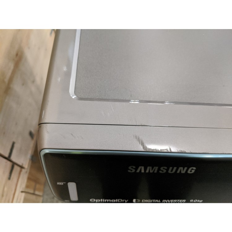 GRADE A2 - Samsung DV90N8288AX QuickDrive 9kg Freestanding Heat Pump Tumble Dryer With Optimal Dry - Graphite