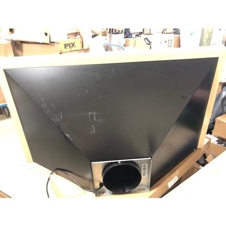 GRADE A3 - Belling Farmhouse 90 Chim 90cm Chimney Cooker Hood - Cream