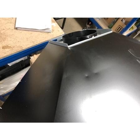 GRADE A3 - Belling Farmhouse 90 Chim 90cm Chimney Cooker Hood - Cream