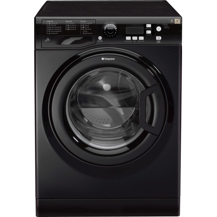 GRADE A3 - Hotpoint WMXTF742K Extra 7kg 1400 Spin Washing Machine - Black