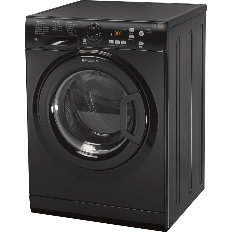 GRADE A3 - Hotpoint WMXTF742K Extra 7kg 1400 Spin Washing Machine - Black