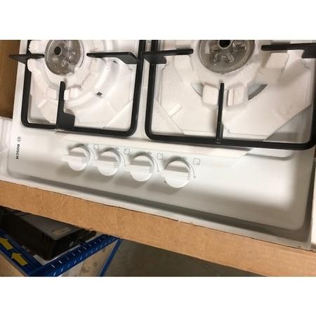 GRADE A2 - BOSCH PBP6B2B60 Serie 2 58cm Four Burner Gas Hob in White