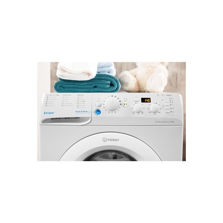 GRADE A3 - Indesit BWD71453WUK Innex 7kg 1400rpm Freestanding Washing Machine-White