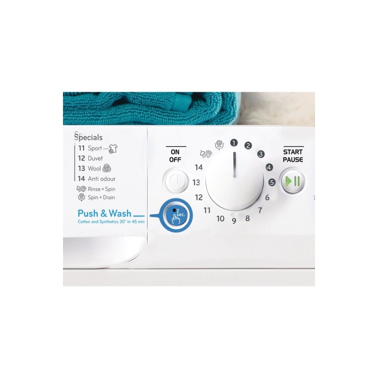 GRADE A3 - Indesit BWD71453WUK Innex 7kg 1400rpm Freestanding Washing Machine-White