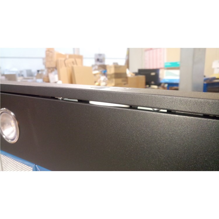 GRADE A2 - Elica ALPHA-90-BLK Alpha Black 90cm Chimney Cooker Hood