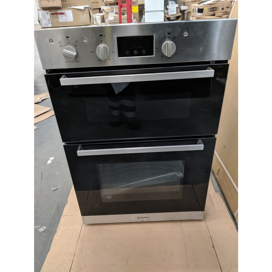 GRADE A2 INDESIT IDD6340IX Aria Electric Built In Double Oven