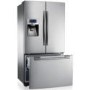 GRADE A3 - Heavy cosmetic damage - Samsung RFG23UERS1 G-series 3-door Large Capacity Freestanding Fridge Freezer - Real Stainless Steel