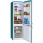 GRADE A3 - Amica FKR29653DEB Retro Style 60/40 250L Freestanding Fridge Freezer - Duck Egg Blue