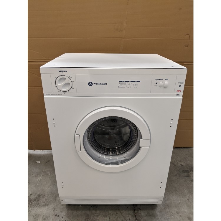 GRADE A3 - White Knight C4317WV 7kg Integrated Vented Tumble Dryer - White