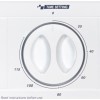 GRADE A2 - White Knight C4317WV 7kg Integrated Vented Tumble Dryer - White