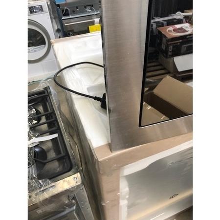 GRADE A2 - Indesit MWI1222X 800W 20L Built-in Microwave Oven With Grill - Stainless Steel