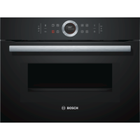 GRADE A2 - Bosch CMG633BB1B Serie 8 Black Built-in Combination Microwave Oven With Touch Controls And TFT Colour Display