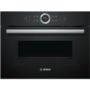 GRADE A2 - Bosch CMG633BB1B Serie 8 Black Built-in Combination Microwave Oven With Touch Controls And TFT Colour Display