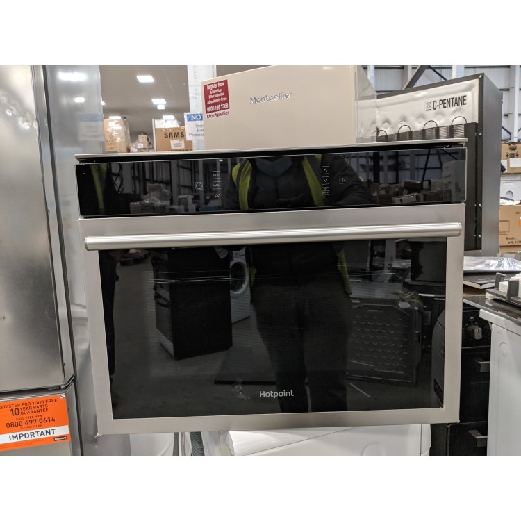 GRADE A3 - Hotpoint MP676IXH 40L Built-in Combination Microwave Oven Stainless Steel