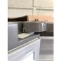 GRADE A3 - Samsung RFG23UERS1 520L Frost Free American Freestanding Fridge Freezer - Stainless Steel