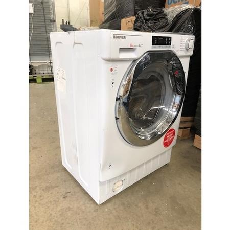 GRADE A3 - Hoover HBWM814SAC-80 8kg 1400rpm Integrated Washing Machine - White
