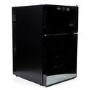 GRADE A3 - Husky HN7 Husky Reflections Dual Zone Wine Cooler - Black