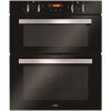 GRADE A2 - CDA DC740BL Electric Built Under Fan Double Oven With Touch Control Timer - Black