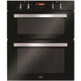 GRADE A2 - CDA DC740BL Electric Built Under Fan Double Oven With Touch Control Timer - Black