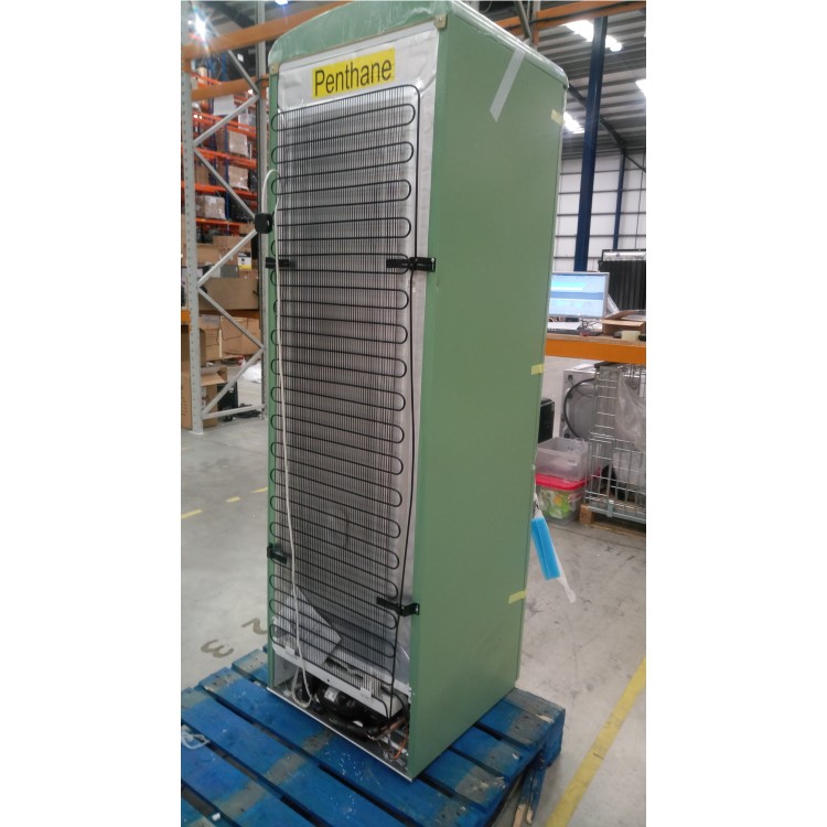 GRADE A3 - Gorenje ONRK193OL Retro Style Super Efficient No Frost Freestanding Fridge Freezer - Olive