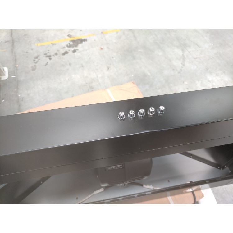 GRADE A3 - Belling Farmhouse 90 Chim 90cm Chimney Cooker Hood - Black
