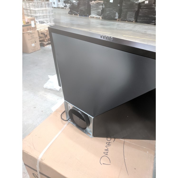 GRADE A3 - Belling Farmhouse 90 Chim 90cm Chimney Cooker Hood - Black