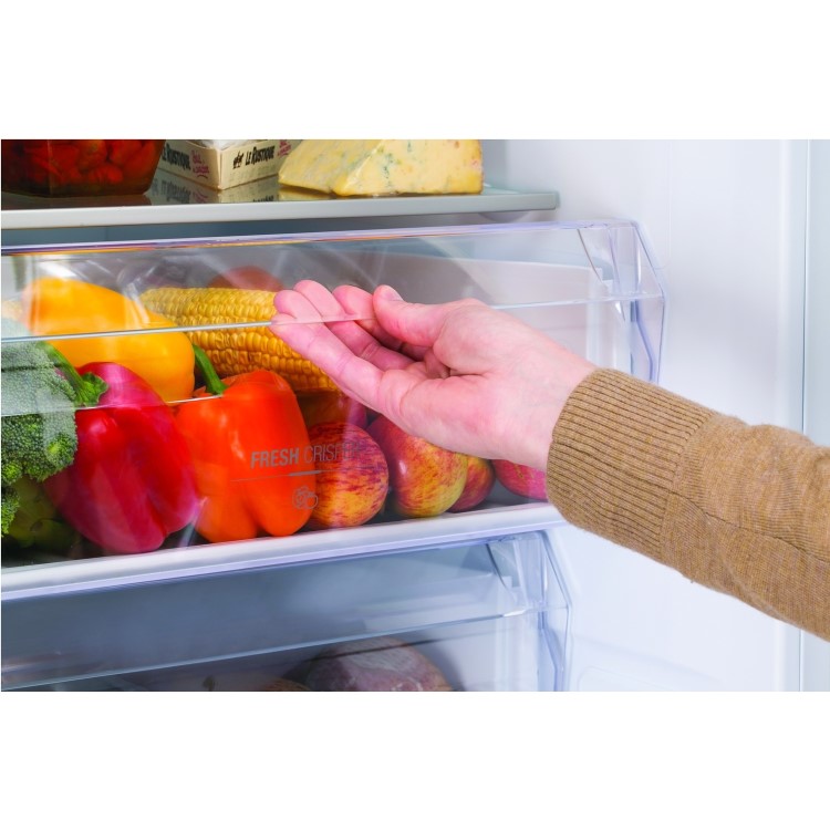 GRADE A2 - Hotpoint XECO95T2IWH Day 1 Technology No Frost 201x60cm Freestanding Fridge Freezer - White