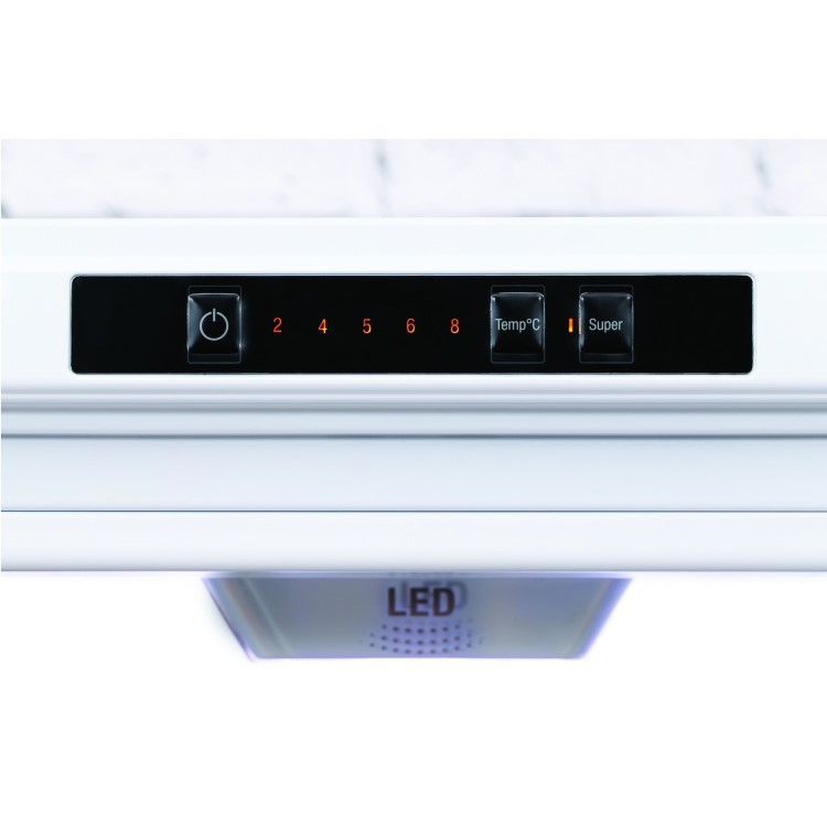 GRADE A2 - Hotpoint XECO95T2IWH Day 1 Technology No Frost 201x60cm Freestanding Fridge Freezer - White