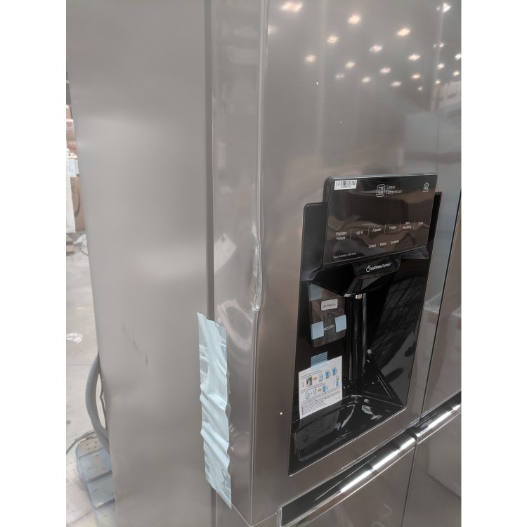 GRADE A3 - LG GSL761PZXV Side-by-side American Fridge Freezer With Non-plumb Ice & Water Dispenser Shiny Steel