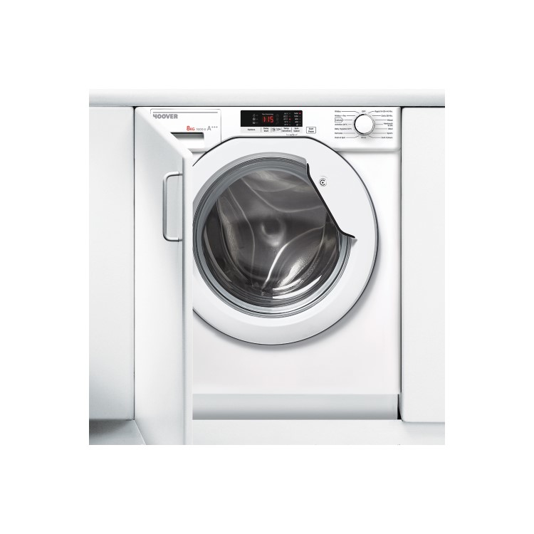 Hoover HBWM816S-80 8kg 1600rpm Integrated Washing Machine - White