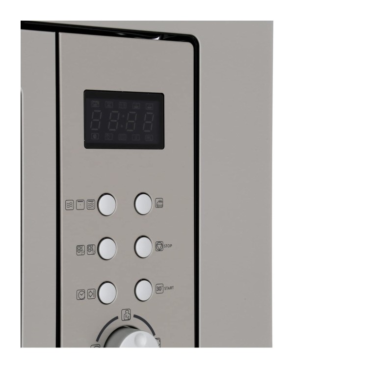GRADE A3 - Hoover HMG201X 60cm Wide Built-in Microwave Oven And Grill - Stainless Steel