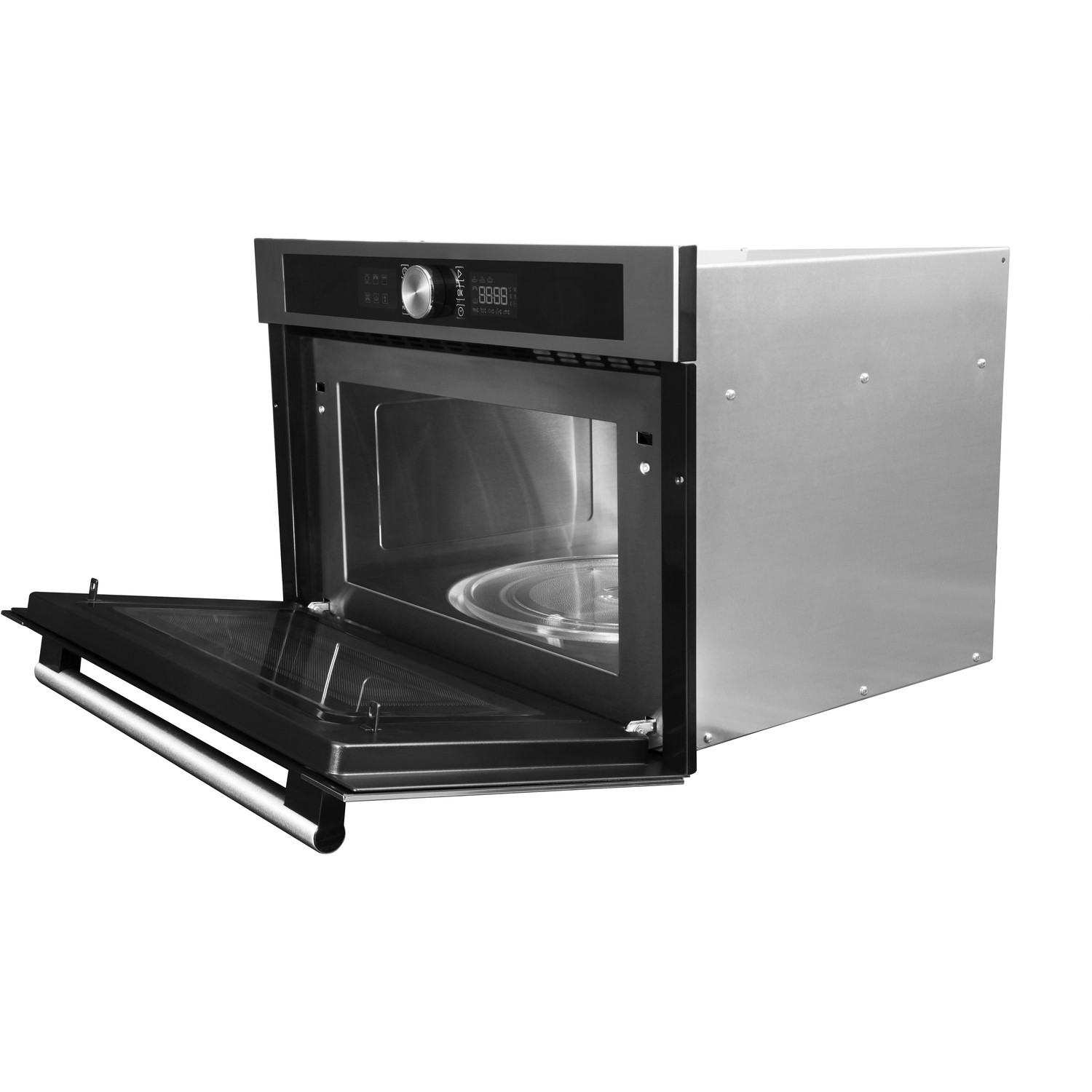 Hotpoint 31L 1000W Built In Microwave and Grill Stainless Steel