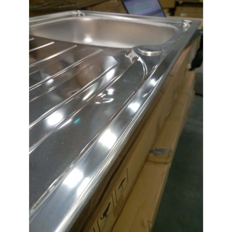 GRADE A2 - CDA KA21SS Single Bowl Sink