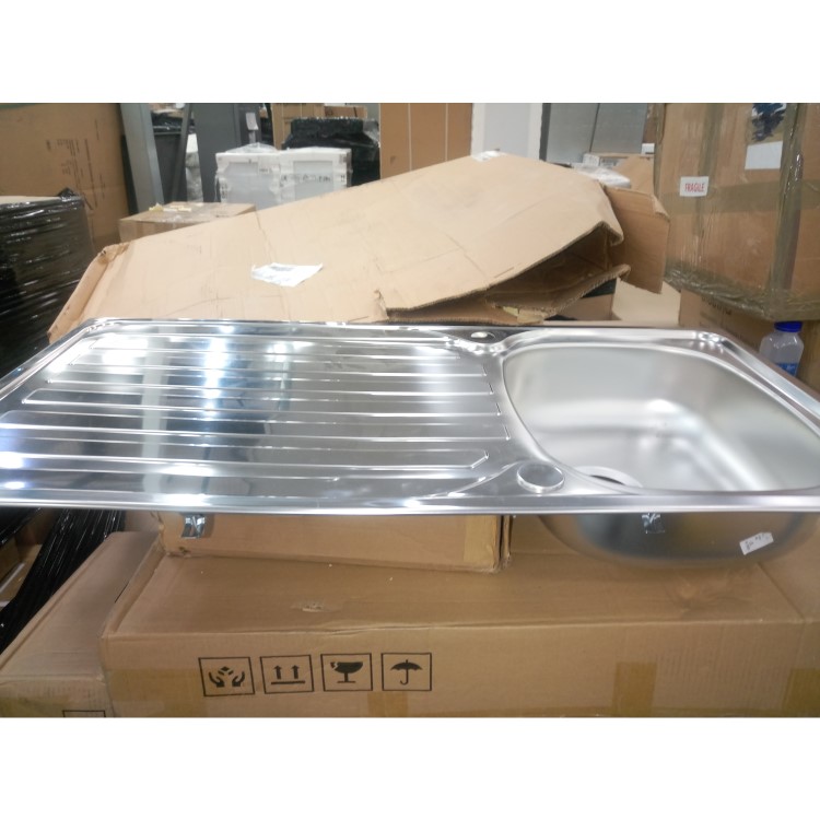 GRADE A2 - CDA KA21SS Single Bowl Sink