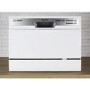 GRADE A1 - electriQ 6 Place Freestanding Compact Table Top Dishwasher - White