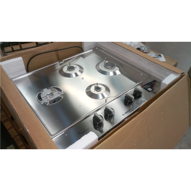 GRADE A2 - Bosch PCI6A5B90 Serie 6 60cm 4 burner Gas Hob - Stainless Steel