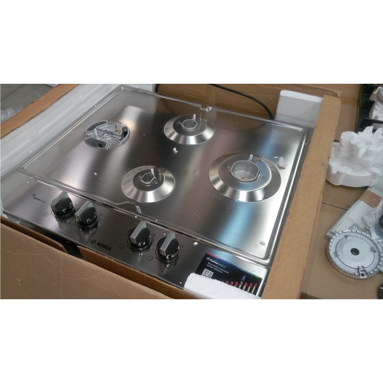 GRADE A2 - Bosch PCI6A5B90 Serie 6 60cm 4 burner Gas Hob - Stainless Steel
