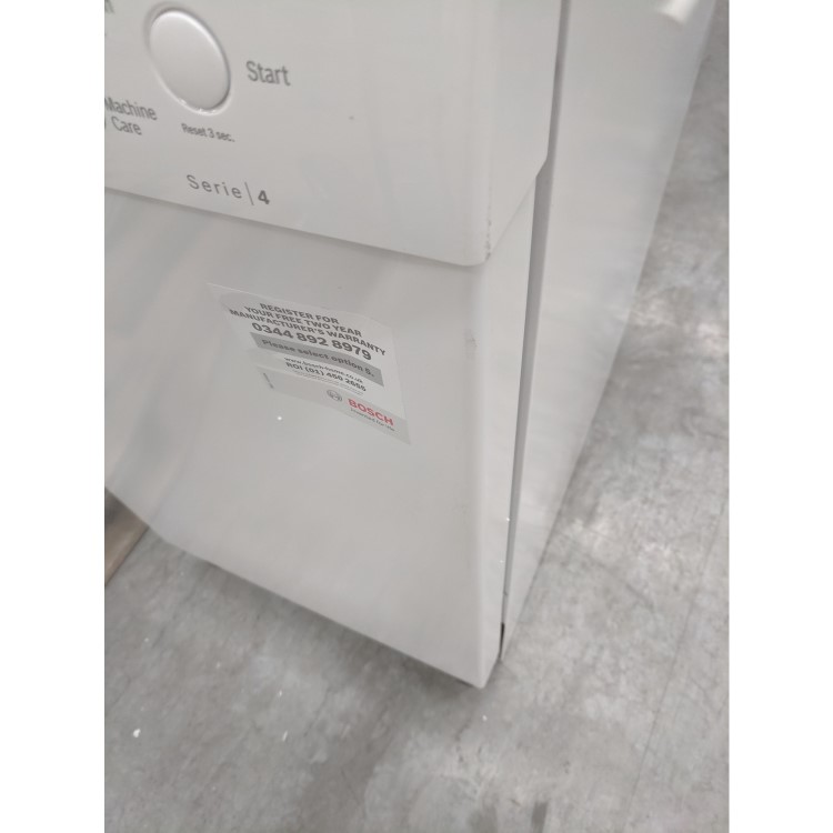 GRADE A2 - Bosch SPS46IW00G Serie 4 Slimline 9 Place Freestanding Dishwasher - White