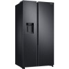 GRADE A3 - Samsung RS68N8240B1 Side-by-side American Fridge Freezer With Ice &amp; Water Dispenser - Black
