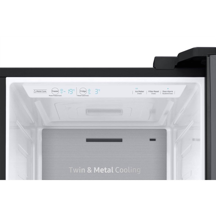 Samsung RS68N8240B1 Side-by-side American Fridge Freezer With Ice & Water Dispenser - Black