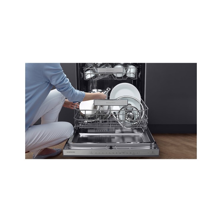 Samsung DW60M9550BB 14 Place Fully Integrated WaterWall Dishwasher