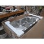 GRADE A2 - Smeg LG116S-2 116cm Alba Stainless Steel Double Bowl Single Left Hand Drainer Inset Sink