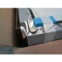 GRADE A2 - Elica HIDDEN-90 Hidden 898mm Intergrated Cooker Hood Stainless Steel And White Glass
