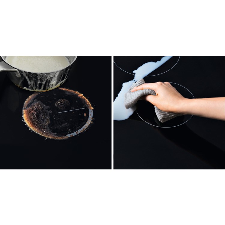 GRADE A2 - AEG IKB64401FB 60cm Four Zone Induction Hob - Black With Bevelled Edges