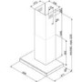 GRADE A3 - Smeg KS70XE-2 Symphony T-shape 70cm Stainless Steel Chimney Cooker Hood
