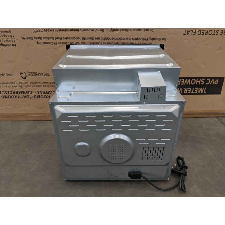 GRADE A3 - electriQ 70 litre 6 Function Built in Static Electric Single Oven - supplied with a plug