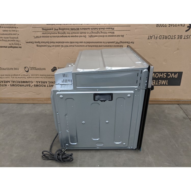 GRADE A3 - electriQ 70 litre 6 Function Built in Static Electric Single Oven - supplied with a plug